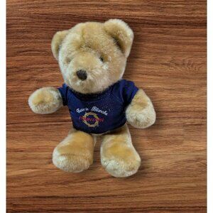 Camp‎ Seafarer Teddy Bear In Navy Shirt Its All Greek to me 12"